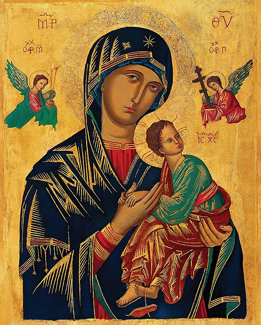 Our Lady of Perpetual Help icon from the 1400s