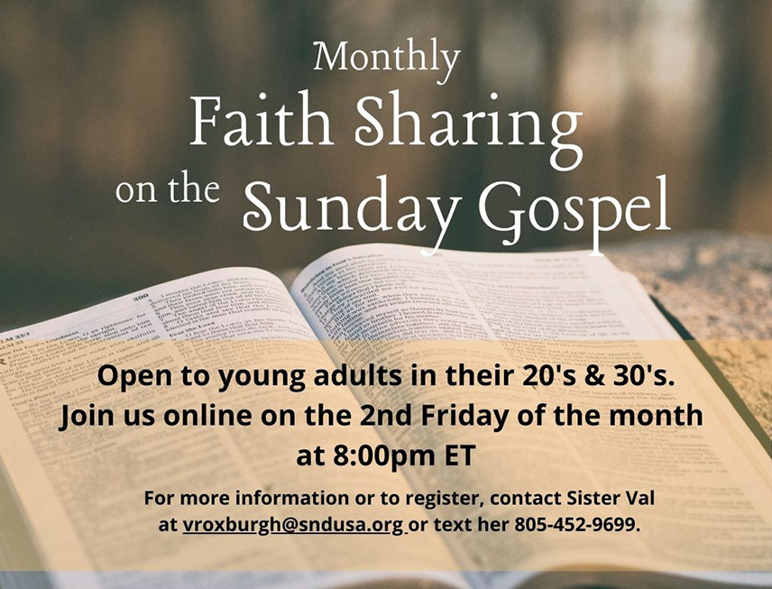 Young Adult Online Faith Sharing