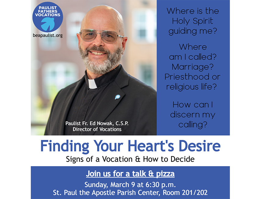 Finding Your Heart's Desire: Signs of a vocation and how to decide